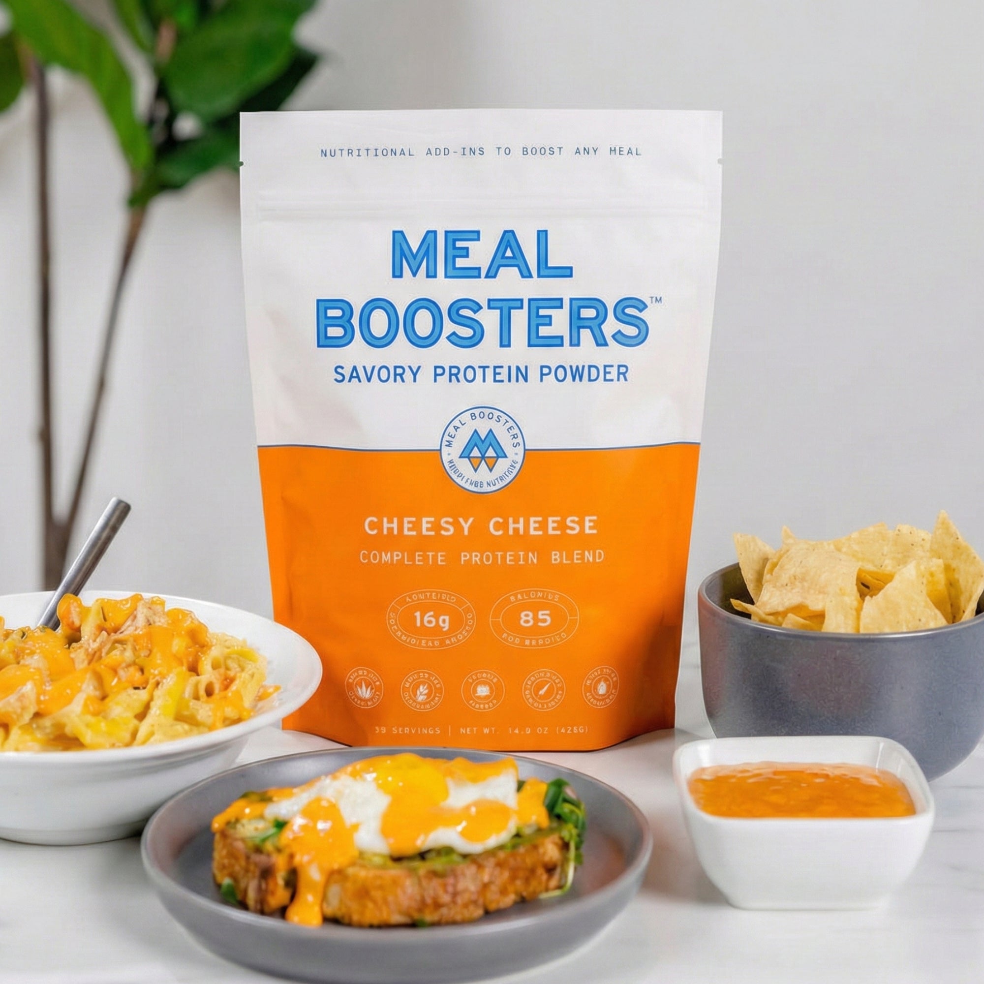 OneSourceFitness Cheesy Cheese Collagen+ Protein Powder | 15g Protein | 20 Servings | Gluten-Free