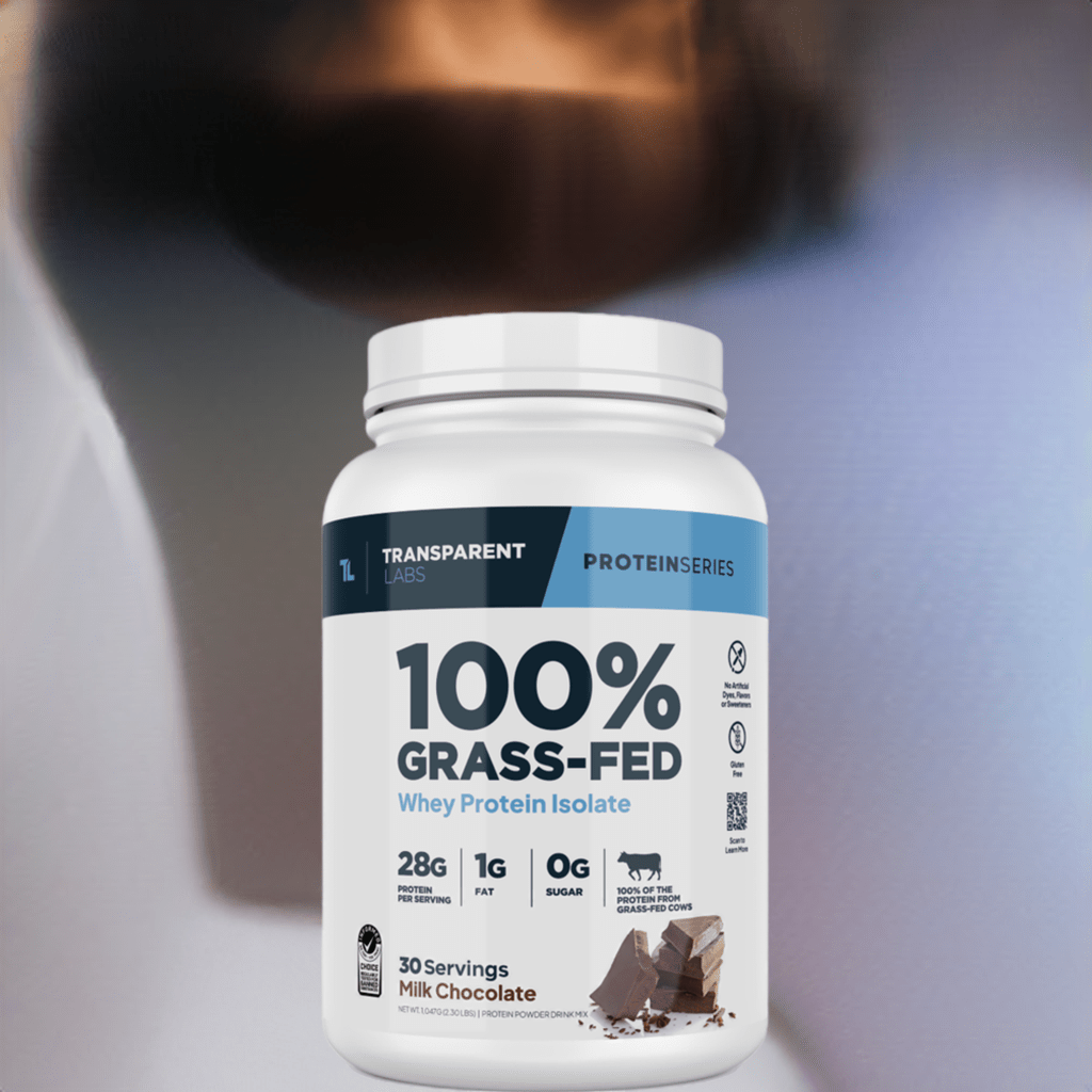Transparent Labs 100% Grass-Fed Whey Isolate Protein Powder (30 Servings)