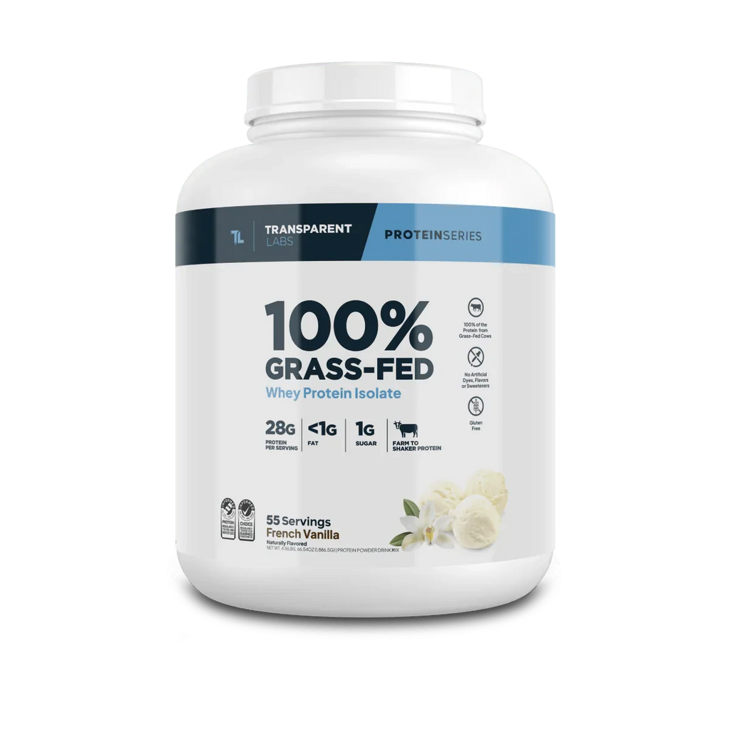 Transparent Labs 100% Grass-Fed Whey Protein Isolate 4 lbs