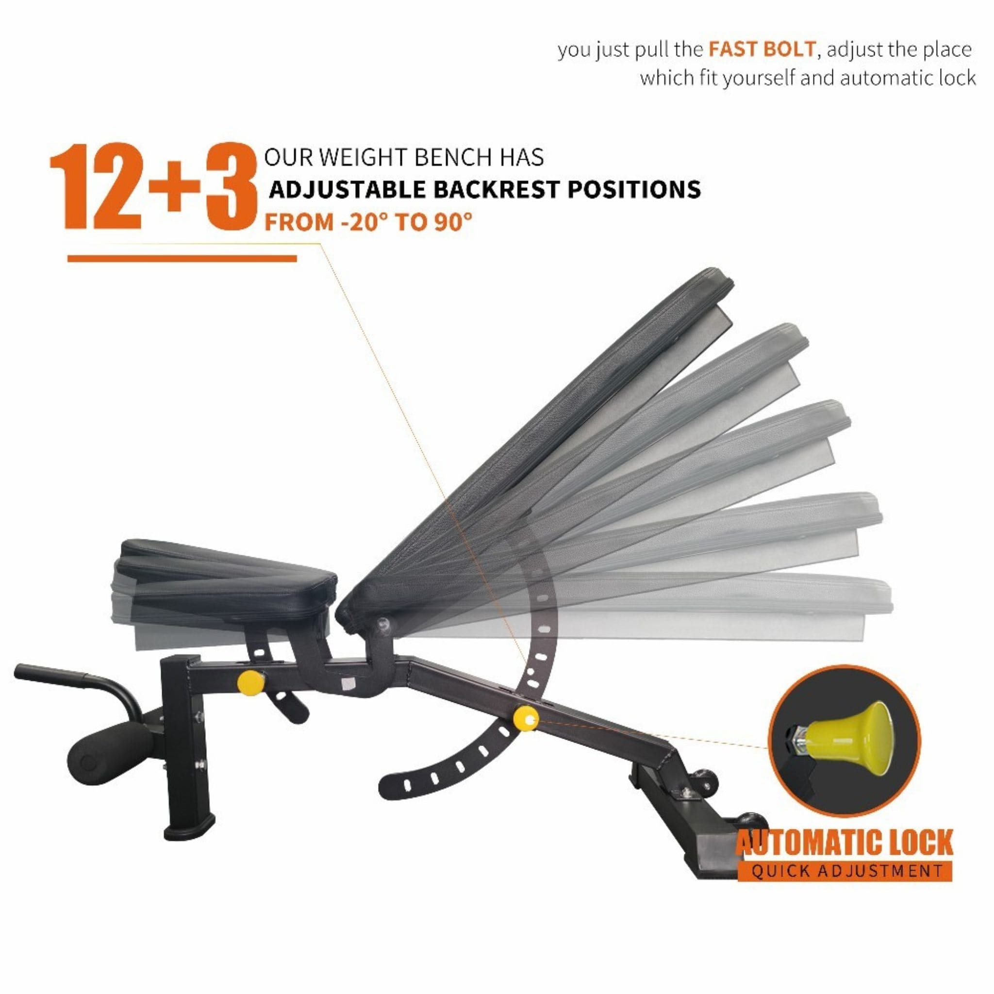 Rovix Multi-Functional Power Cage with Weight Bench — 1,000 LB Capacity