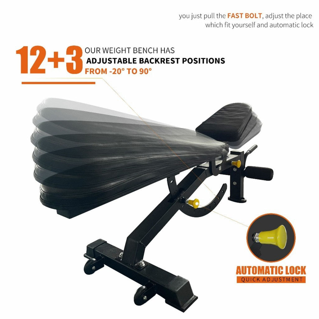 Rovix Multi-Functional Power Cage with Weight Bench — 1,000 LB Capacity