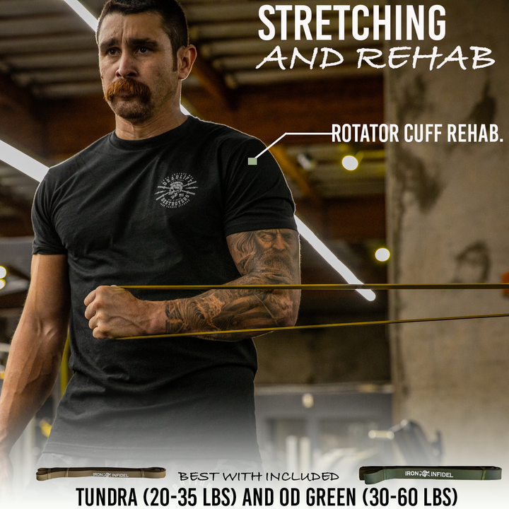 Iron Infidel Resistance Bands | Pull-Up, Powerlifting & CrossFit