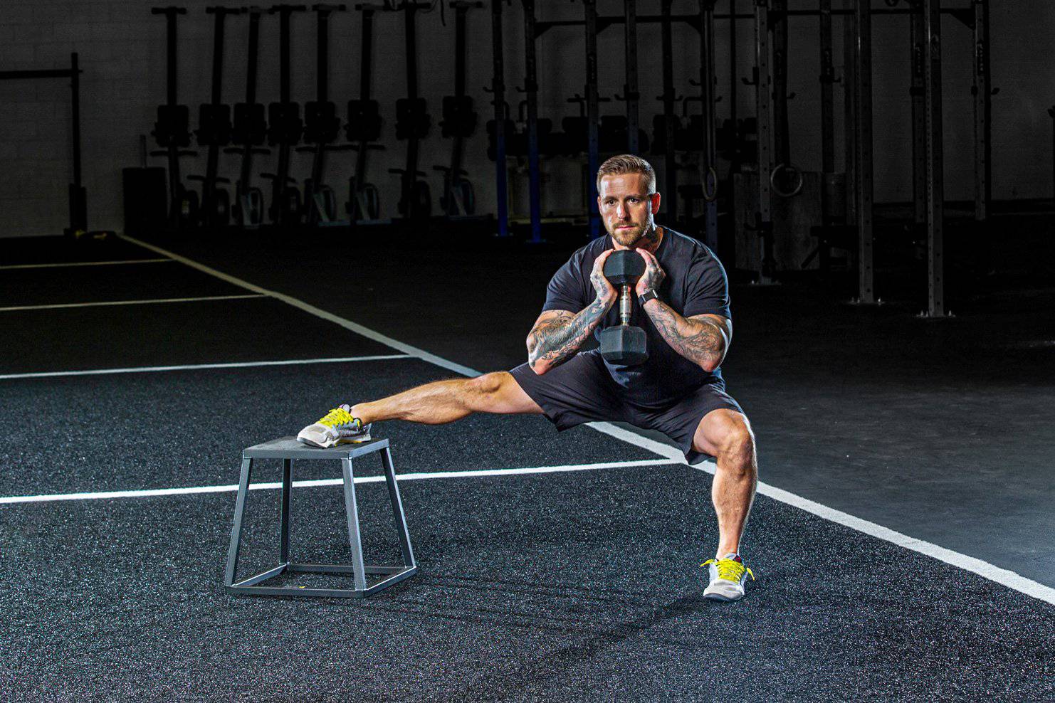 Steel Plyometric Jump Box — Anti-Slip, Stackable (12", 18", 24")