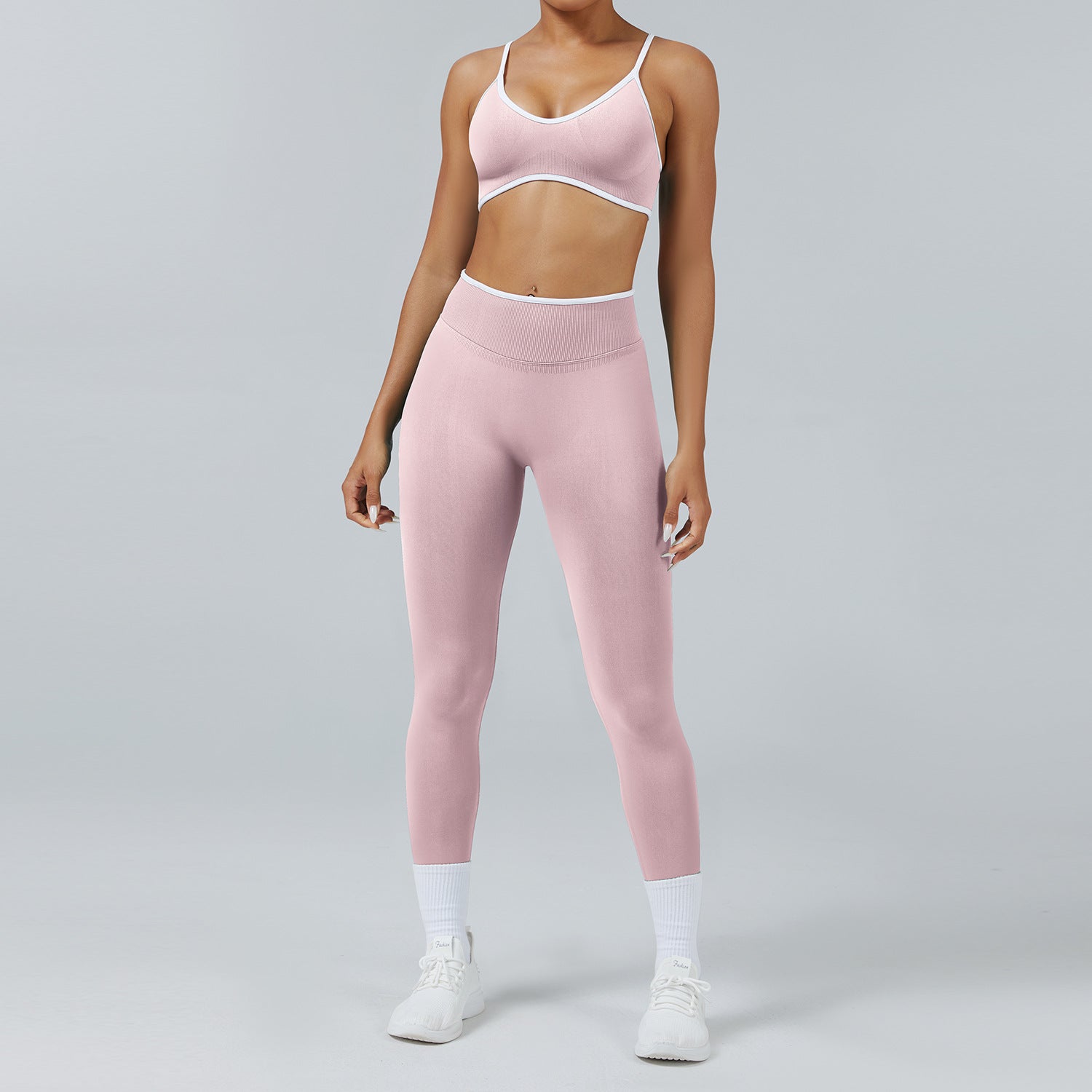 Women's Seamless Back-Support Yoga & Fitness Set | 14 Colors