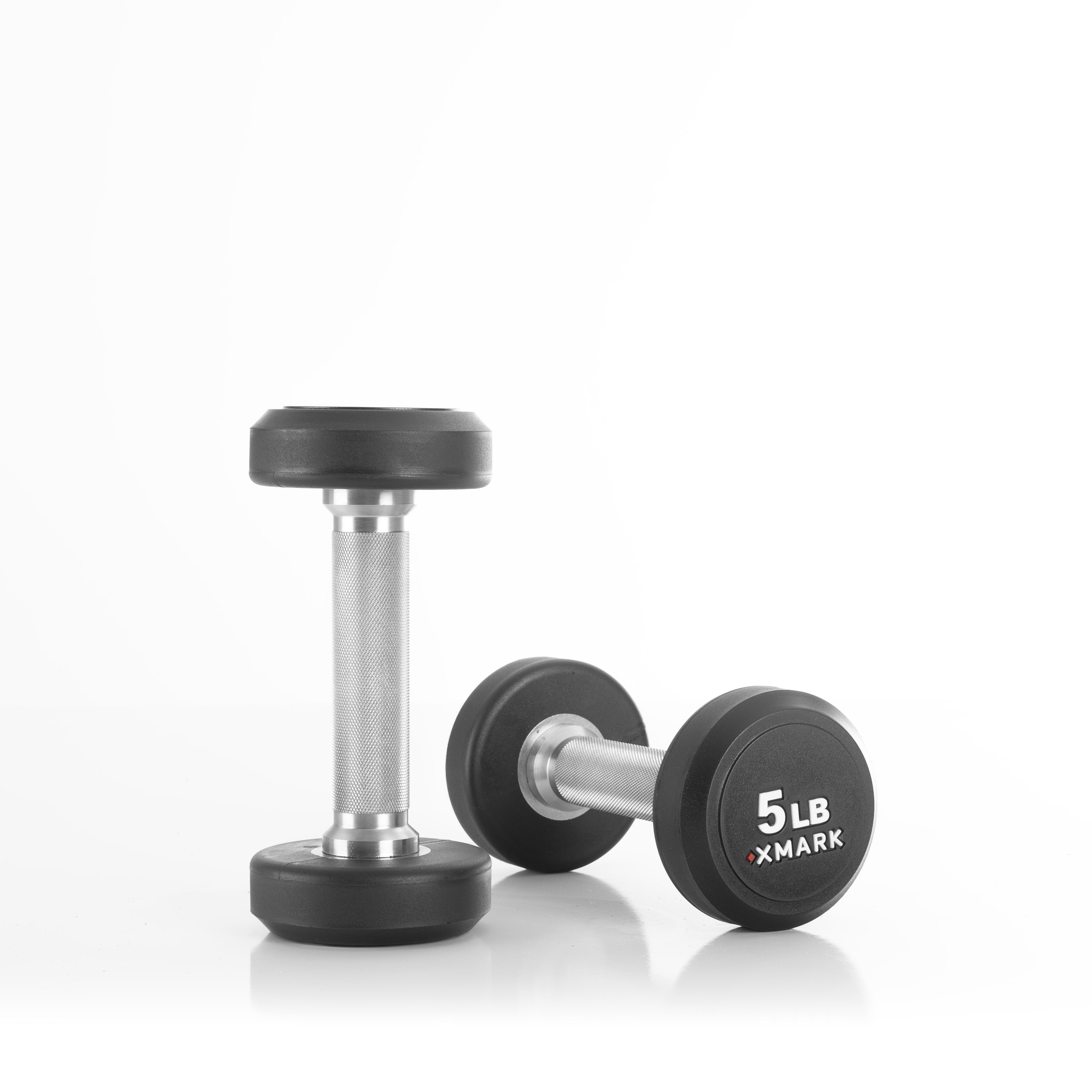 XMARK Commercial Urethane Round Dumbbells | 5-50 lb & 5-75 lb Sets