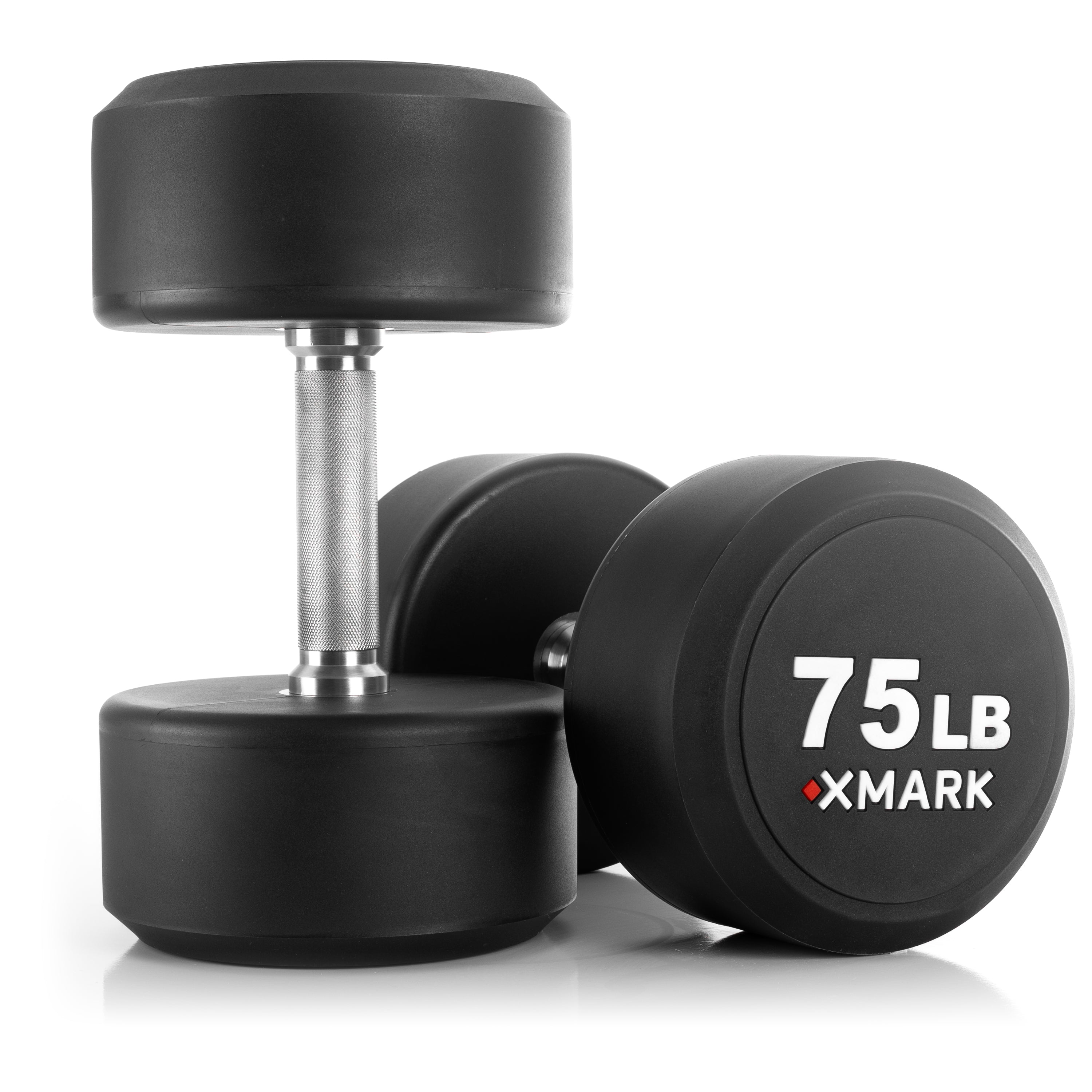XMARK Commercial Urethane Round Dumbbells | 5-50 lb & 5-75 lb Sets