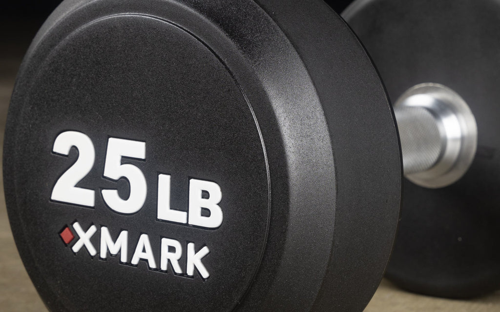 XMARK Commercial Urethane Round Dumbbells | 5-50 lb & 5-75 lb Sets