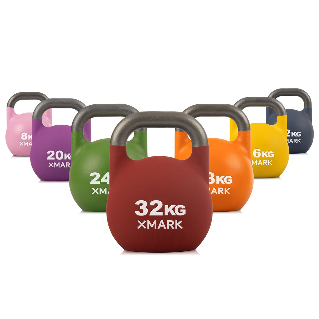 XMark Competition Kettlebells — Singles & Sets (8kg–32kg)