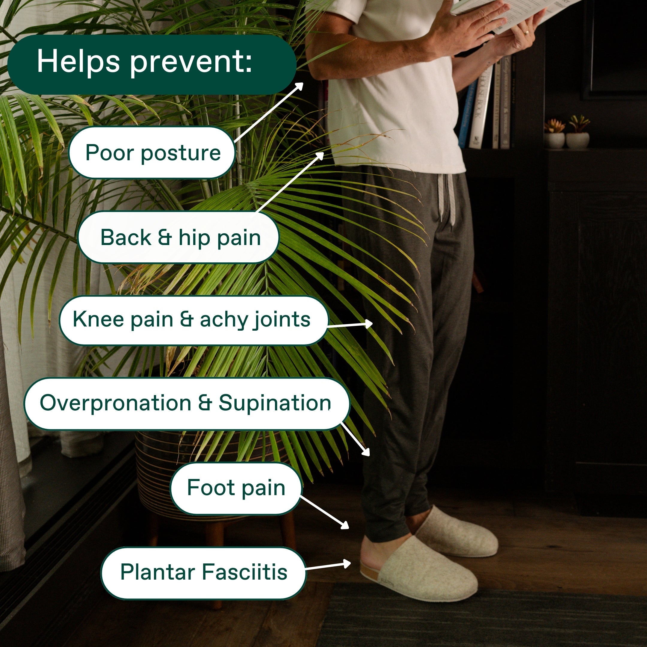 The House Shoe – Orthopedic Comfort Slippers with Cork Footbed