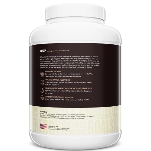 RSP TrueFit - Grass Fed Protein Powder Meal Replacement Shake
