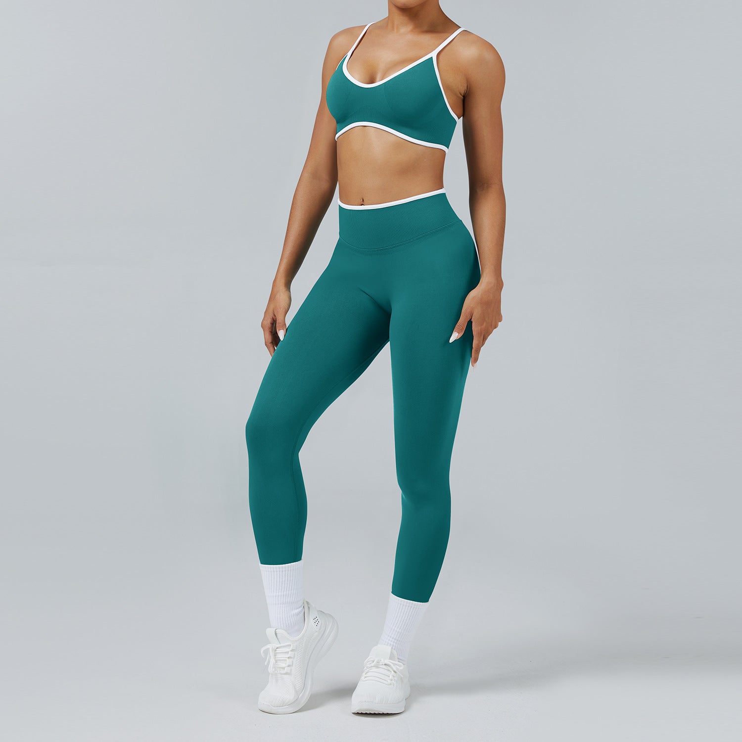 Women's Seamless Back-Support Yoga & Fitness Set | 14 Colors