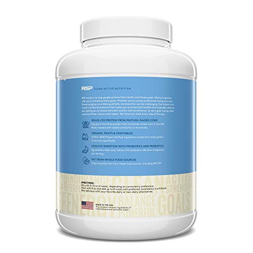 RSP TrueFit - Grass Fed Protein Powder Meal Replacement Shake