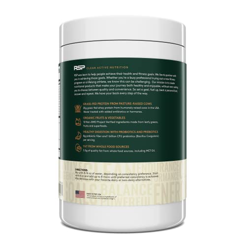 RSP TrueFit - Grass Fed Protein Powder Meal Replacement Shake