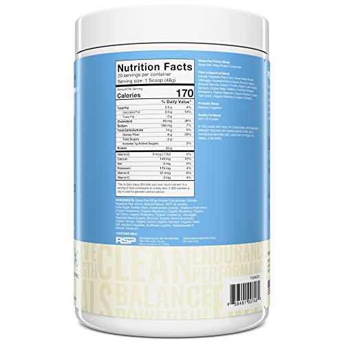RSP TrueFit - Grass Fed Protein Powder Meal Replacement Shake