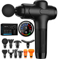 Deep Tissue Massage Gun — 7 Speeds, 10 Heads, Smart Pressure Display