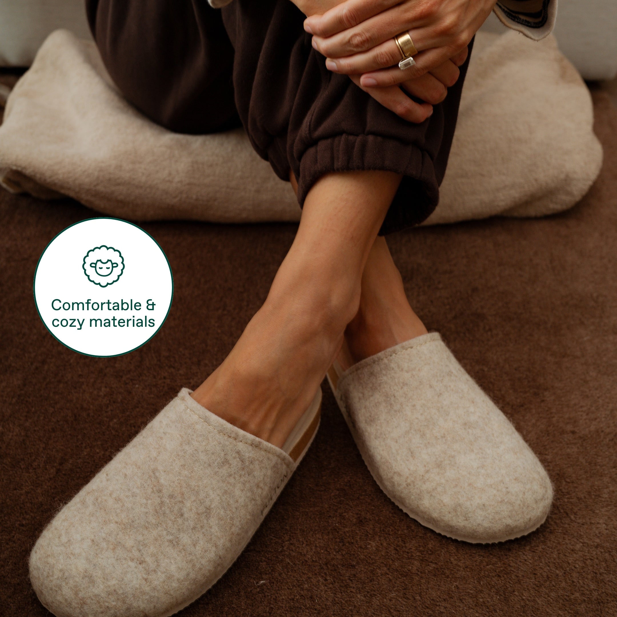 The House Shoe – Orthopedic Comfort Slippers with Cork Footbed