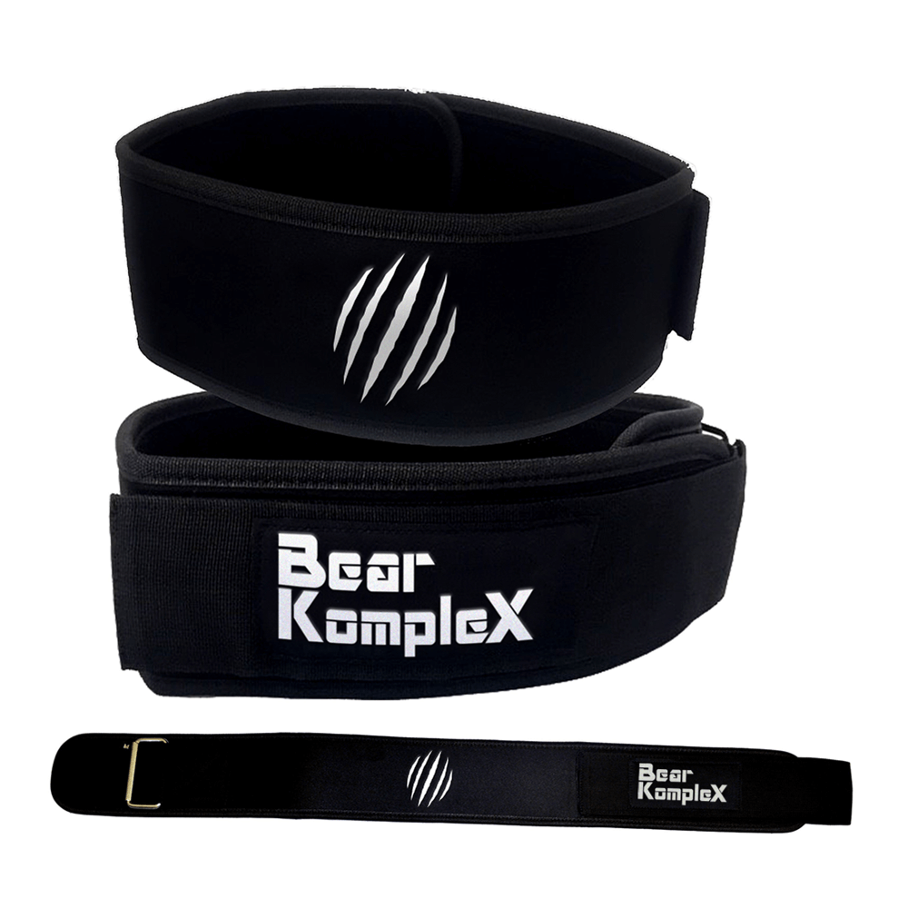 Bear KompleX 4" Straight Weightlifting Belt | Hook & Loop | Multiple Colors