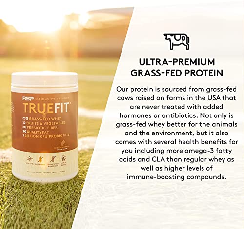 RSP TrueFit - Grass Fed Protein Powder Meal Replacement Shake