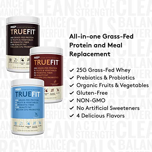 RSP TrueFit - Grass Fed Protein Powder Meal Replacement Shake