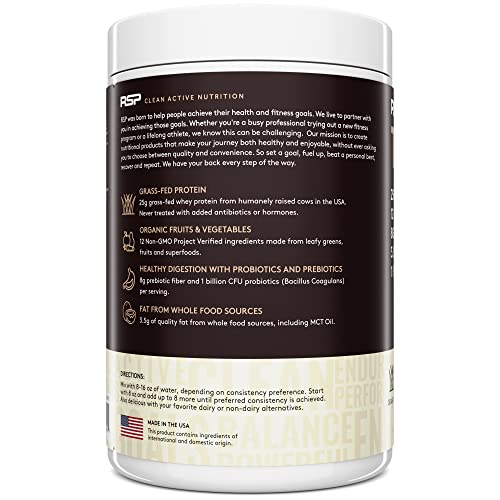 RSP TrueFit - Grass Fed Protein Powder Meal Replacement Shake