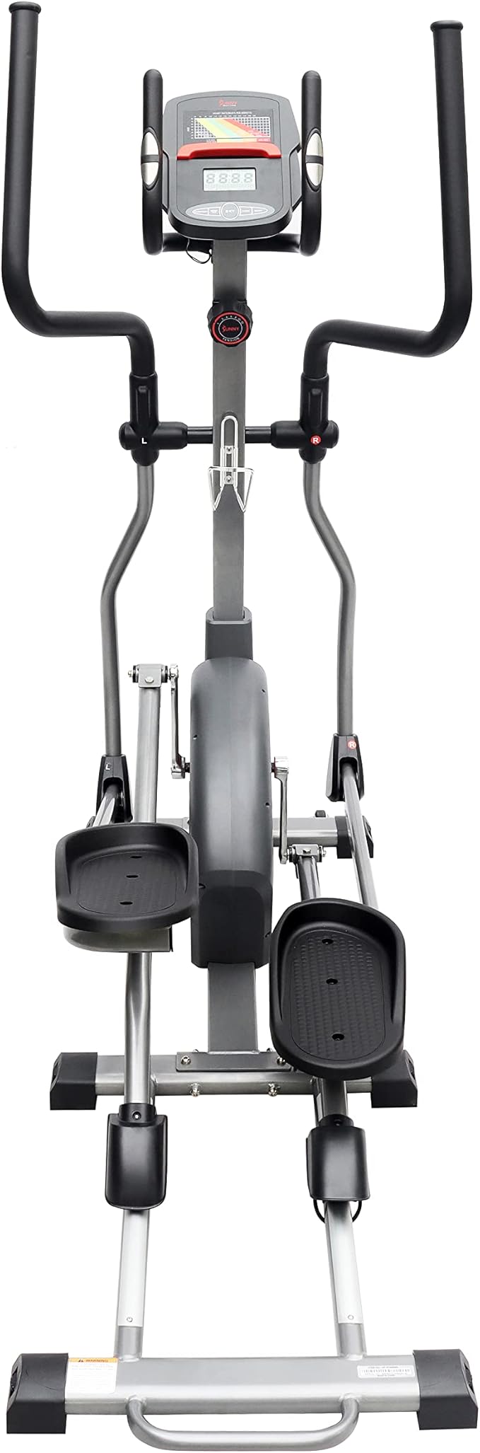 Sunny Health & Fitness Elliptical Trainer | Bluetooth, 12-Level Resistance, 300LB Capacity