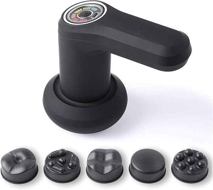 Portable Handheld Massager | Cordless | 5 Heads | For Women & Men