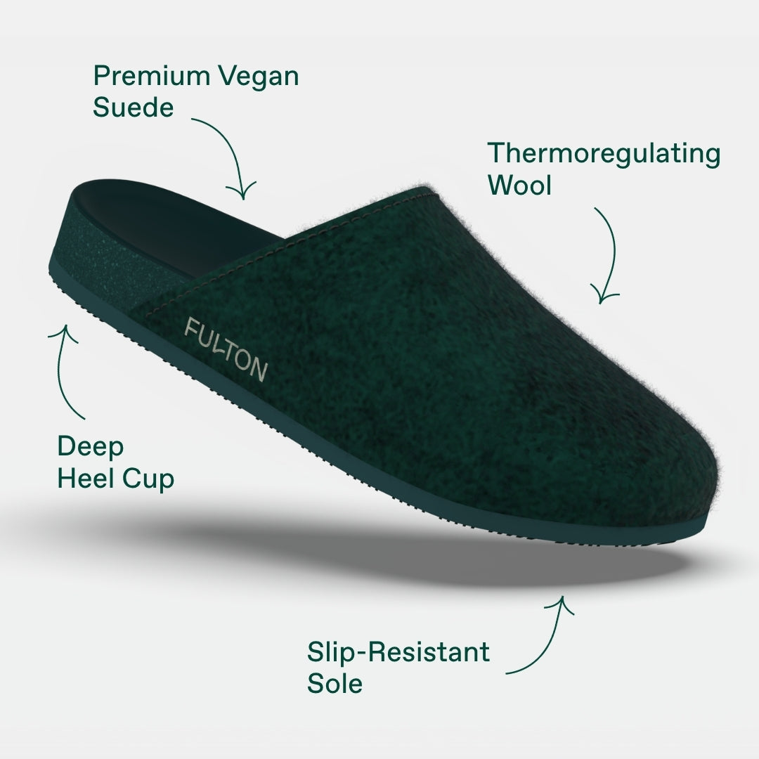 The House Shoe – Orthopedic Comfort Slippers with Cork Footbed