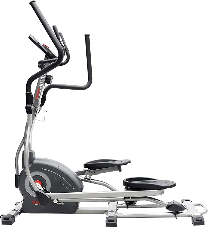 Sunny Health & Fitness Elliptical Trainer | Bluetooth, 12-Level Resistance, 300LB Capacity