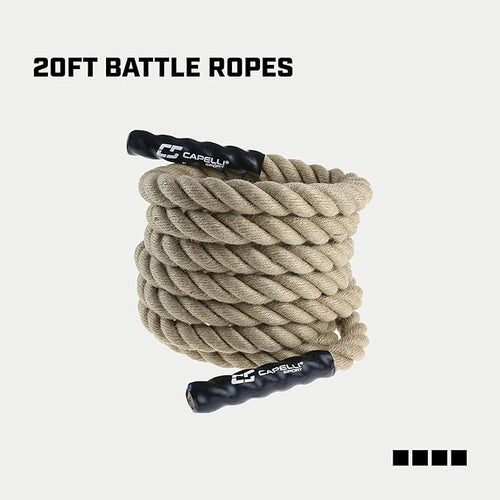 Capelli Sport Battle Rope 20ft | Strength Training & Cardio