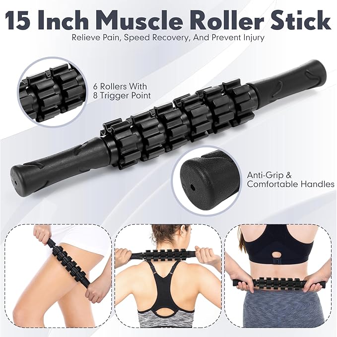 Skylety 8-in-1 Foam Roller Recovery Kit