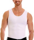 Insta Slim Men's Compression Tank-Top Shapewear | Made in USA | Tummy Control & Back Support