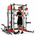 Marcy Pro Deluxe Smith Cage Home Gym System for Weight Training SM-7553