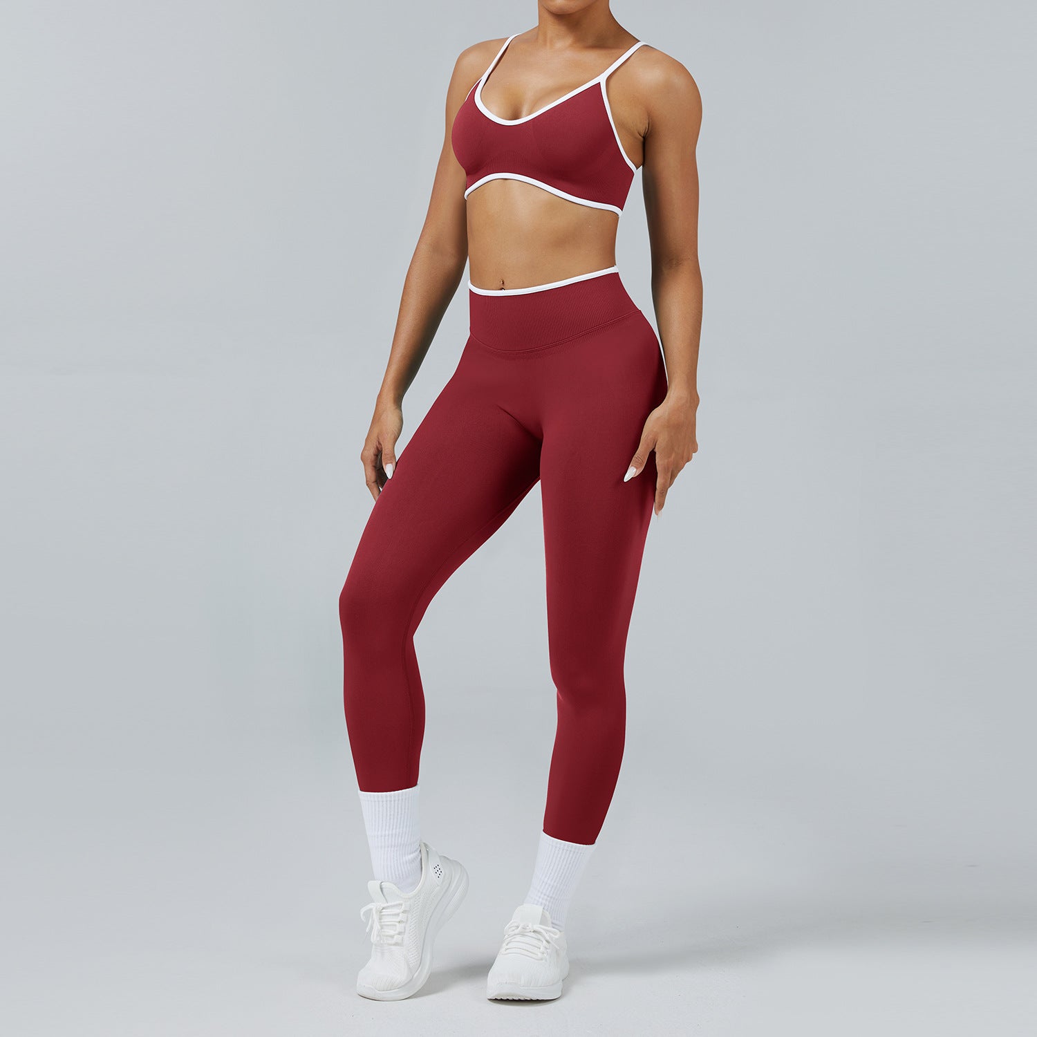 Women's Seamless Back-Support Yoga & Fitness Set | 14 Colors