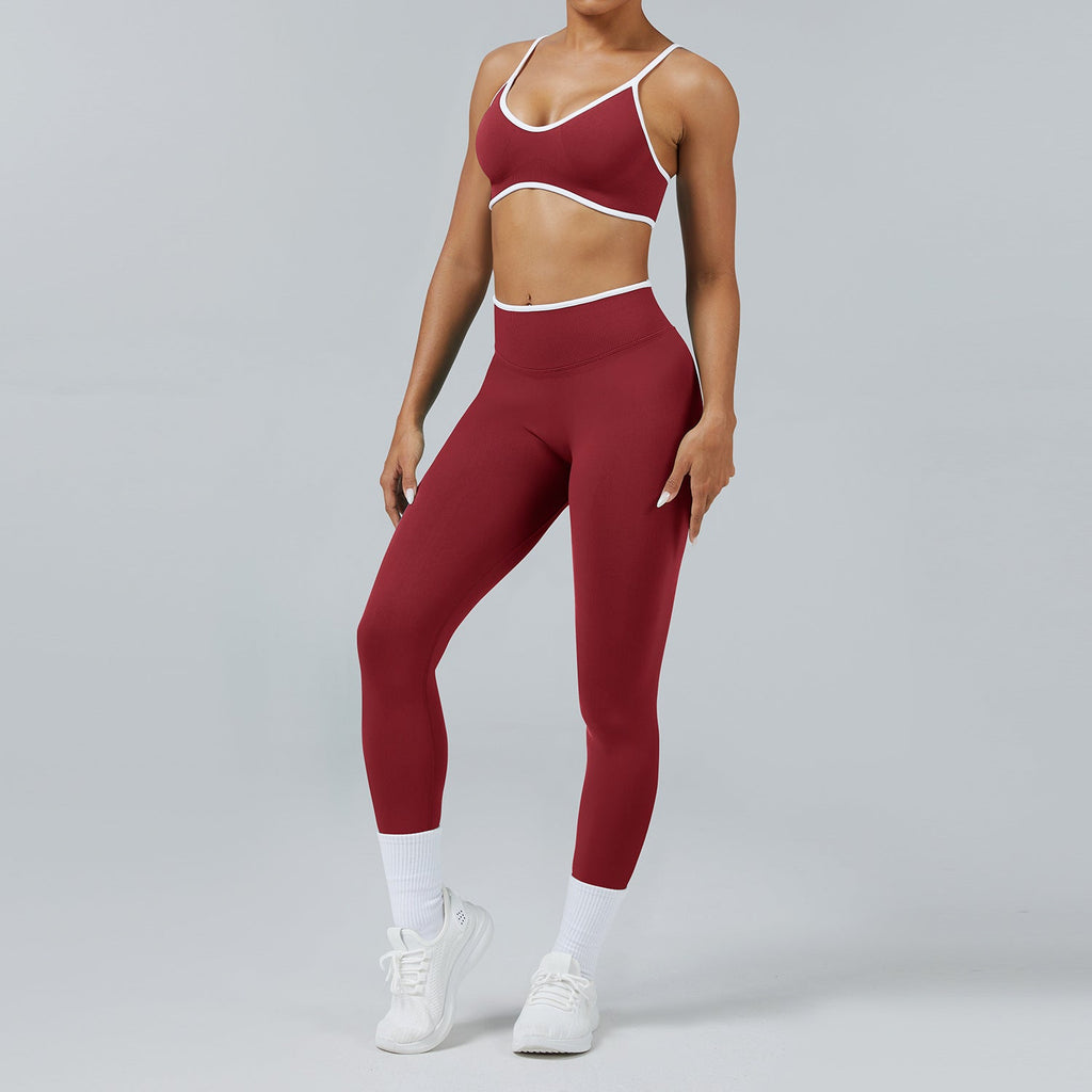 Women's Seamless Back-Support Yoga & Fitness Set | 14 Colors
