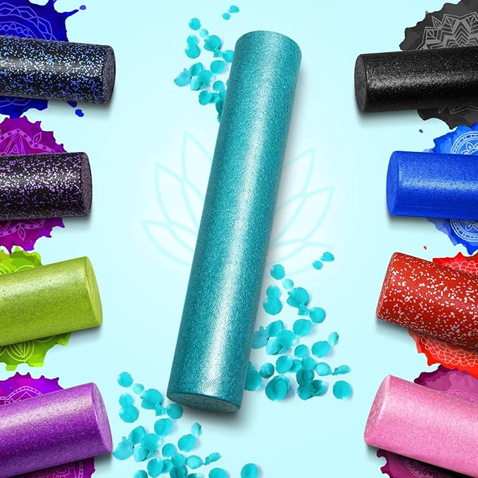 Yes4All High-Density Foam Roller for Yoga, Pilates & Stretching — 12 inch