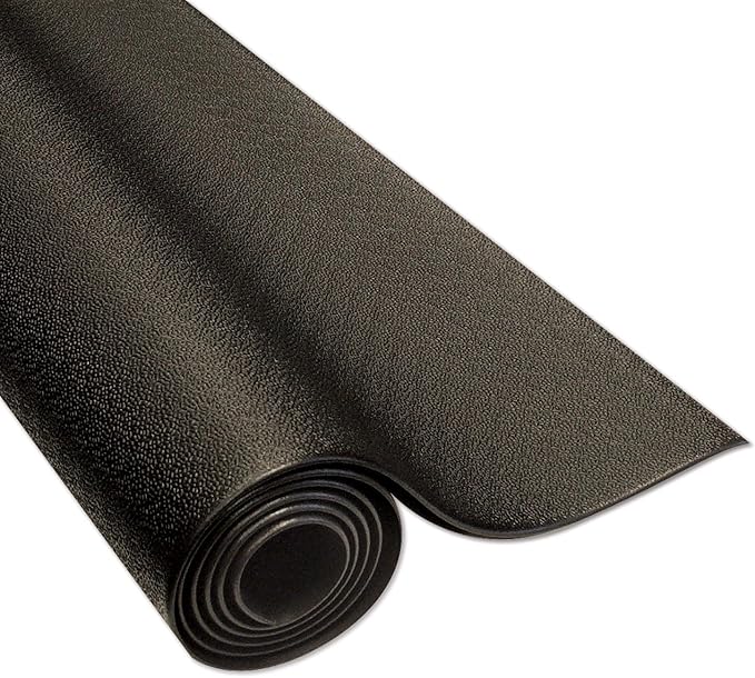 Body-Solid Round Rubber Dumbbell Set with Rack & Floor Mat | 5-40 lb Pairs
