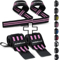 Fitgriff® Lifting Straps & Wrist Wraps Bundle — Heavy Duty Support
