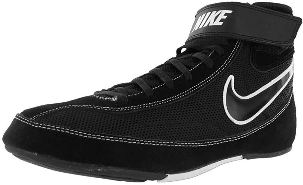 Nike SpeedSweep 7 Men's Wrestling Shoes | Black/Black/White | Size 10