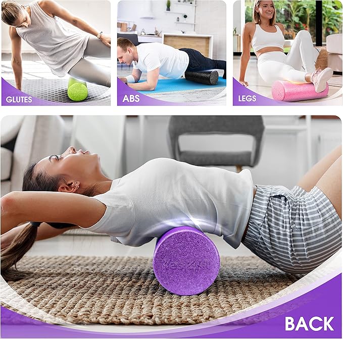 Yes4All High-Density Foam Roller for Yoga, Pilates & Stretching — 24 inch