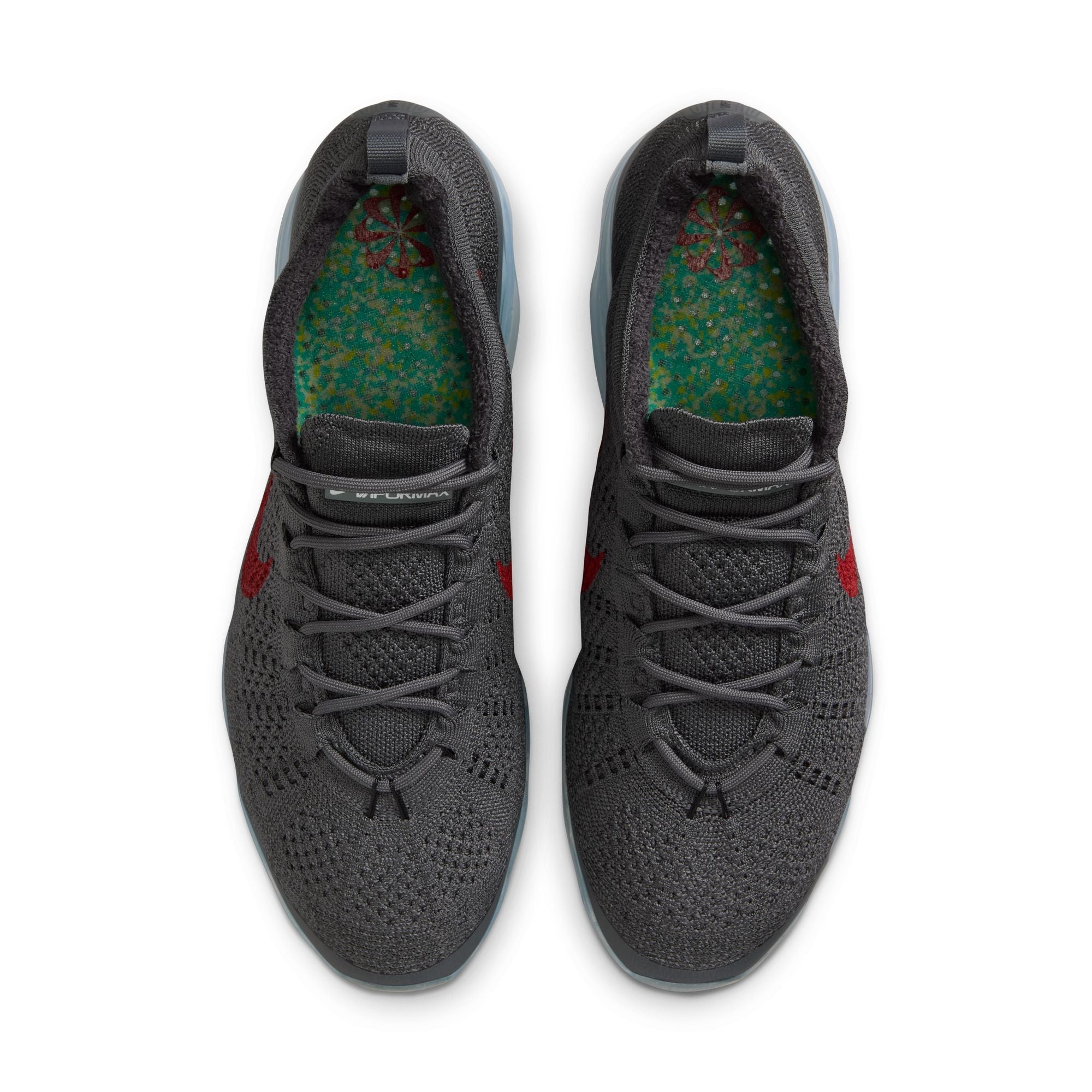 Nike Men's Air VaporMax 2023 Flyknit | Dark Grey/Gym Red | Sizes 8–12