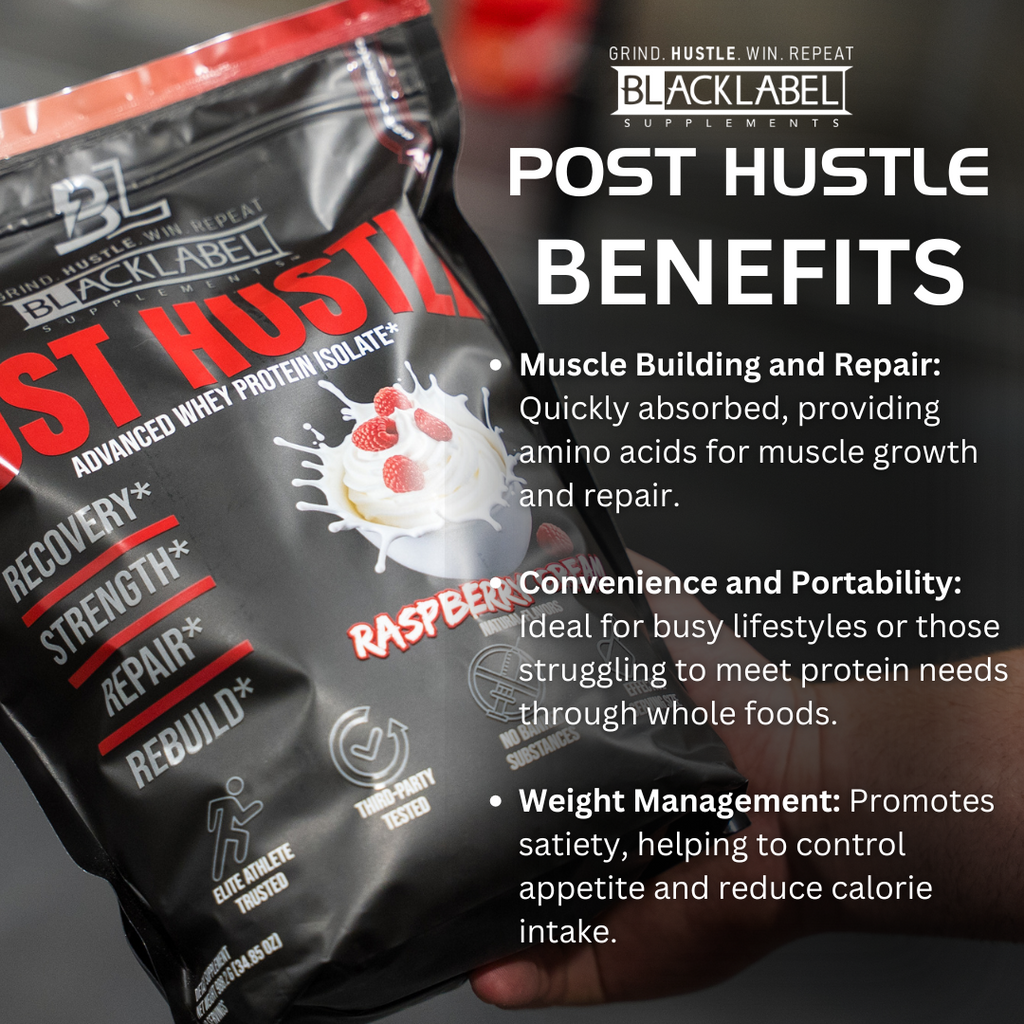 POST HUSTLE Whey Protein Isolate | Post-Workout Recovery