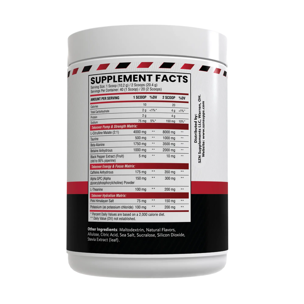 Takeover Pre Workout