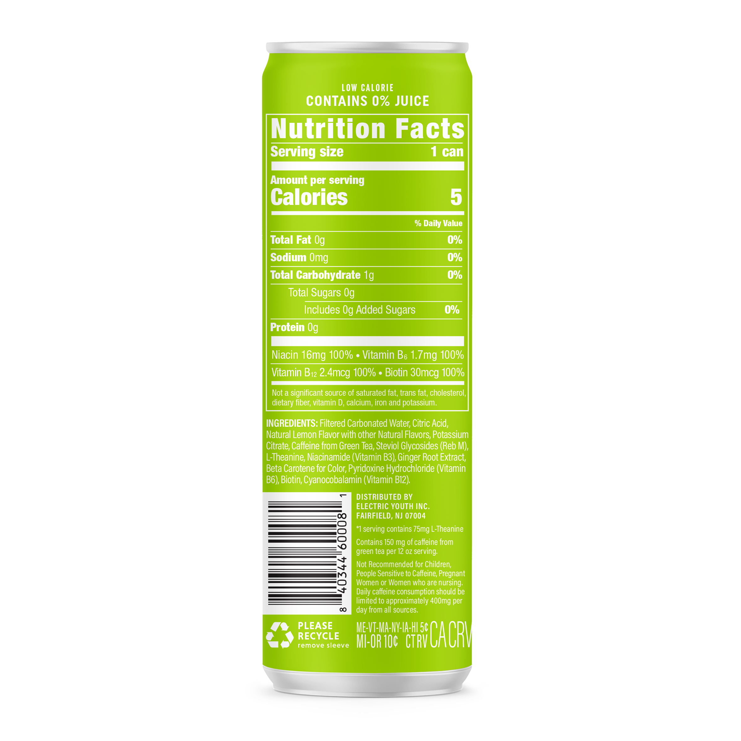 Energy Drink - Sparkling Citrus Burst (12-Pack)
