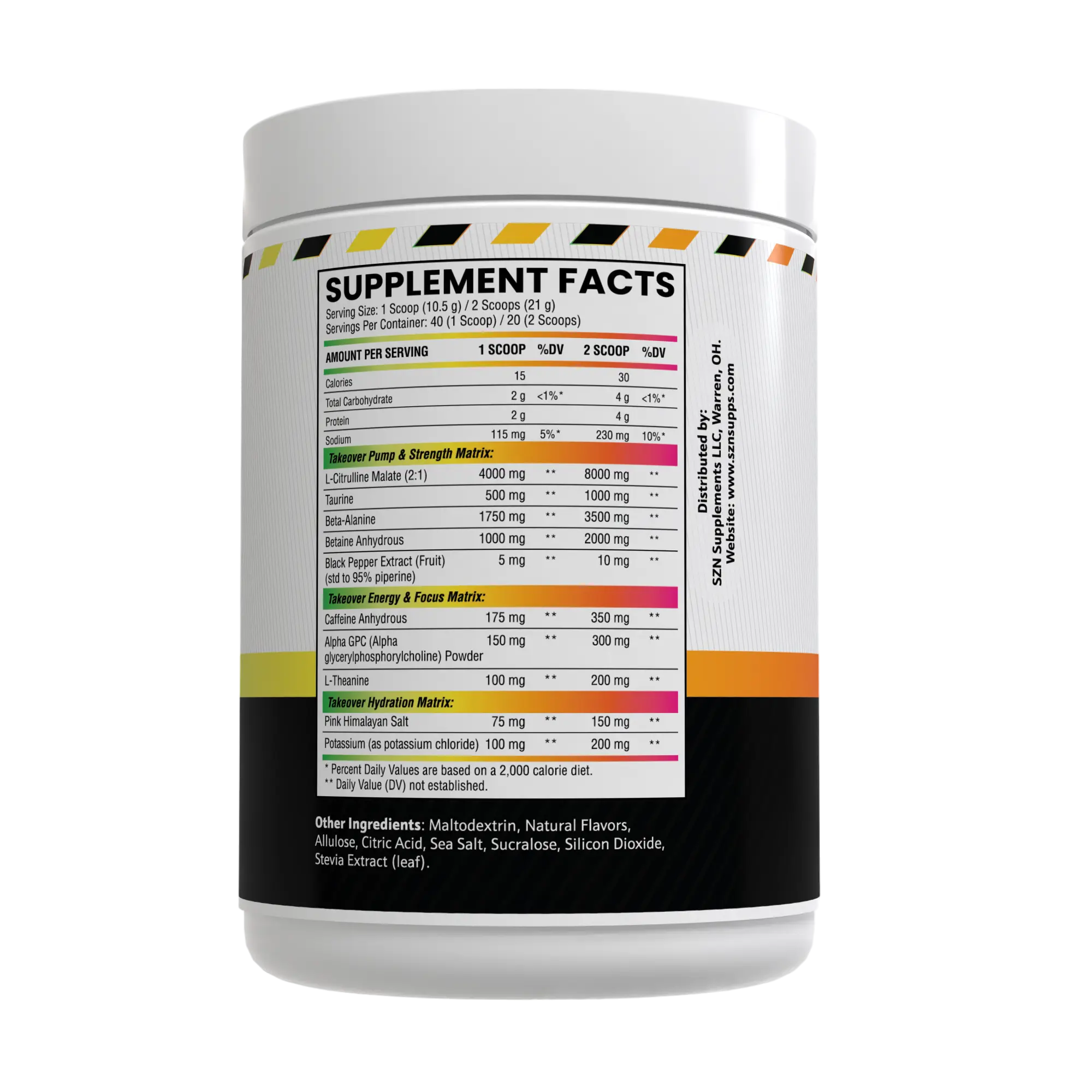 Takeover Pre Workout