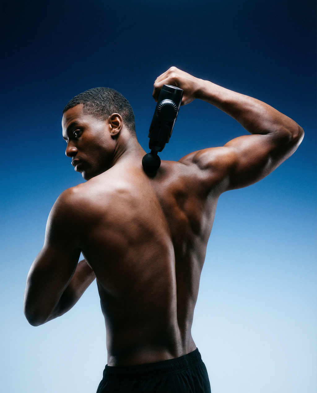 Deep Tissue Massage Gun — 7 Speeds, 10 Heads, Smart Pressure Display