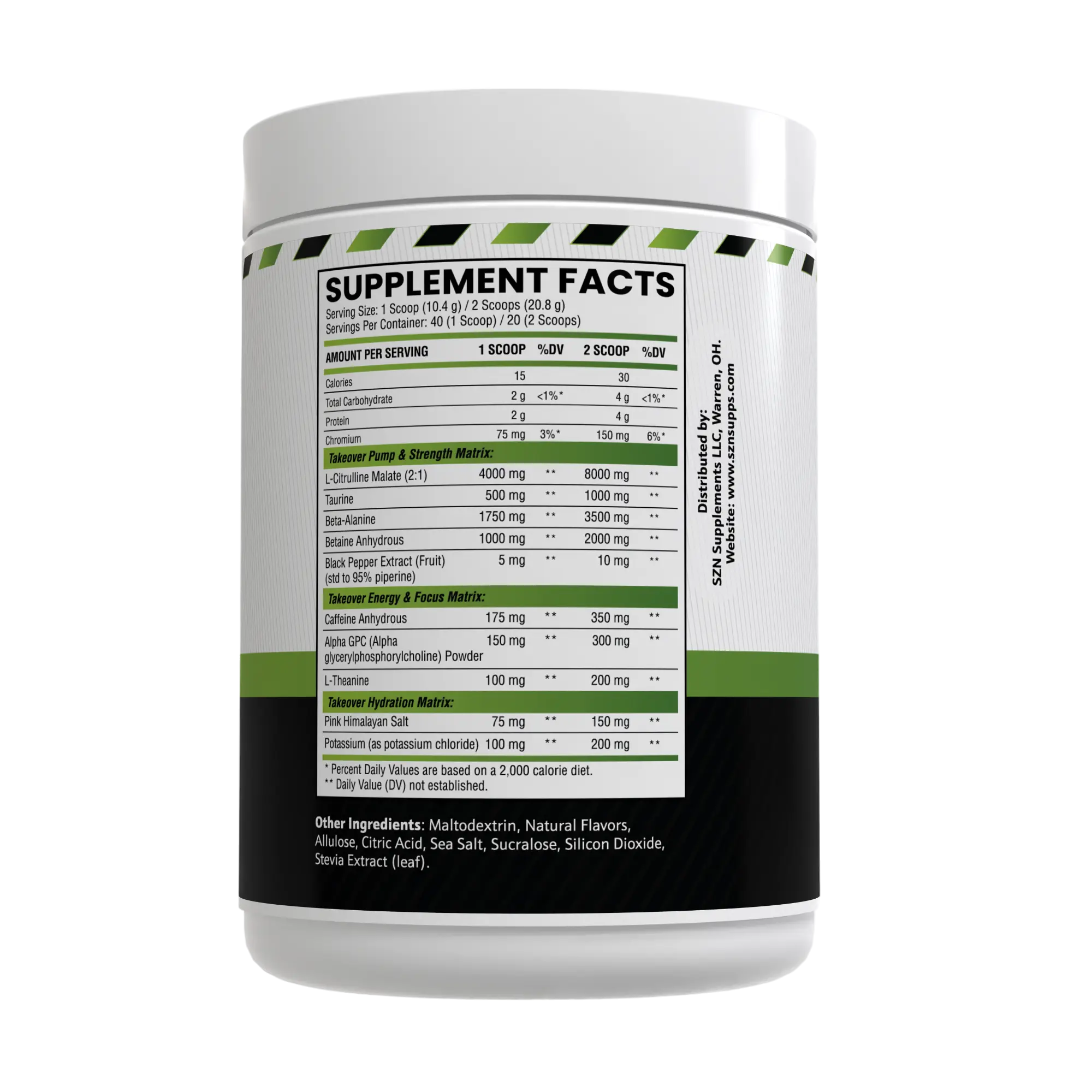 Takeover Pre Workout