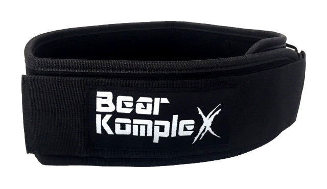 Bear KompleX 4" Straight Weightlifting Belt | Hook & Loop | Multiple Colors