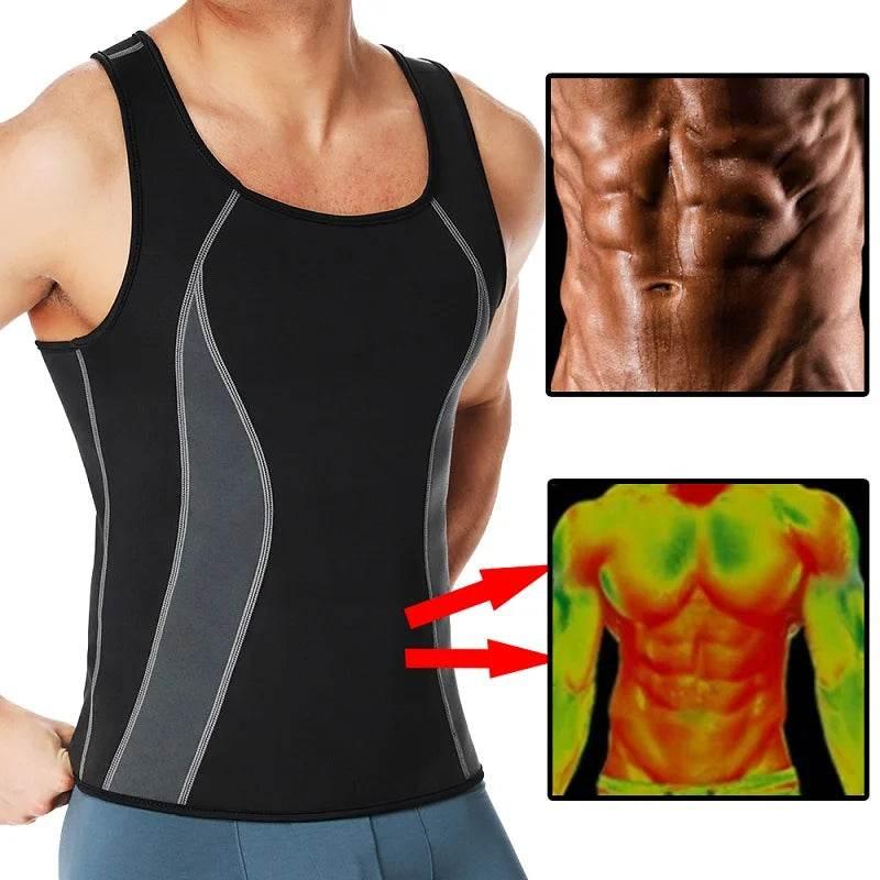 Men's Slimming Body Shaper | Zipper Chest Compression Shirt