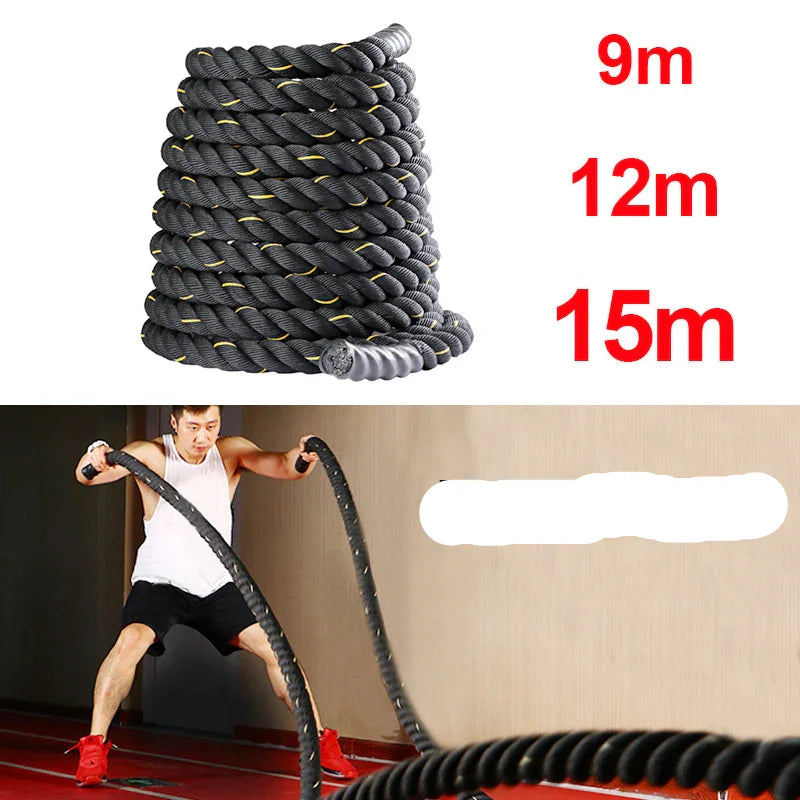 9M/12M/15M Fitness Battle Ropes