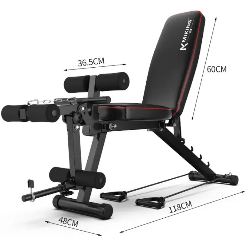 Adjustable Sit-Up and Weightlifting Bench